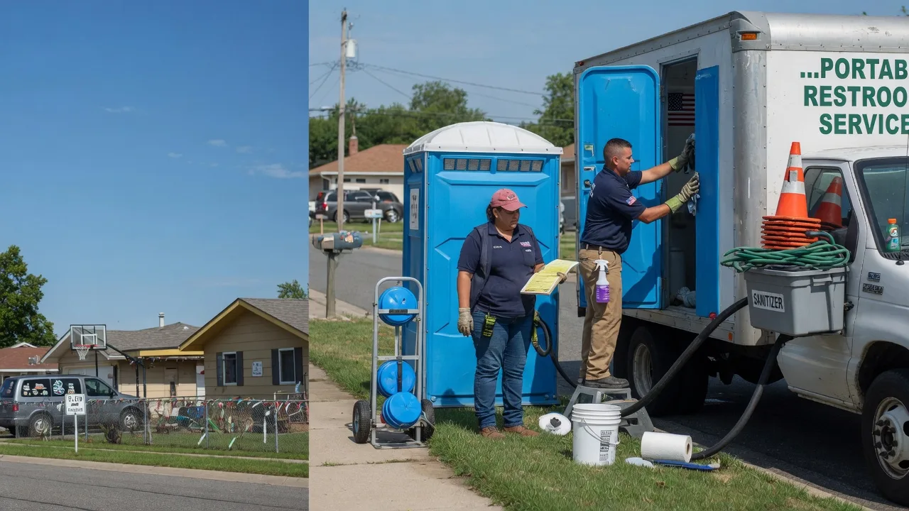 Portable Toilet Rental in Lexington, IL near me